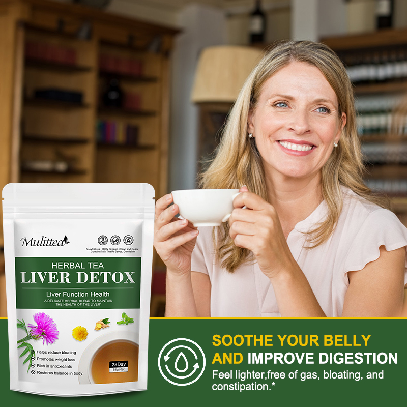 Mulittea Liver Detox Tea with  - Dandelion Detox Tea review and price