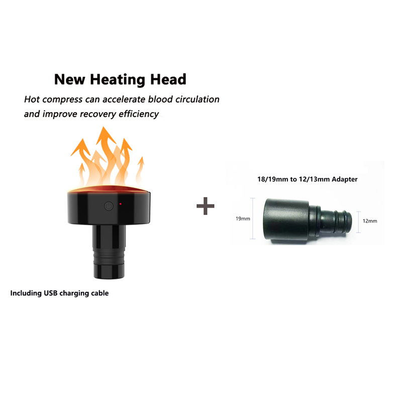 New Heat Fascia Gun Massage He - Health Wellness review and price