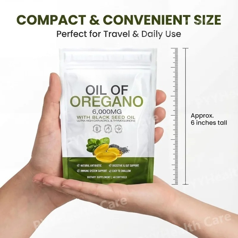 Oregano Oil with Black Seed Oi - Herbal Wellness Supplement review and price