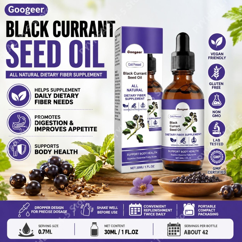 Black Currant Seed Oil Drops 3 - Wellness Herbal Medicine review and price