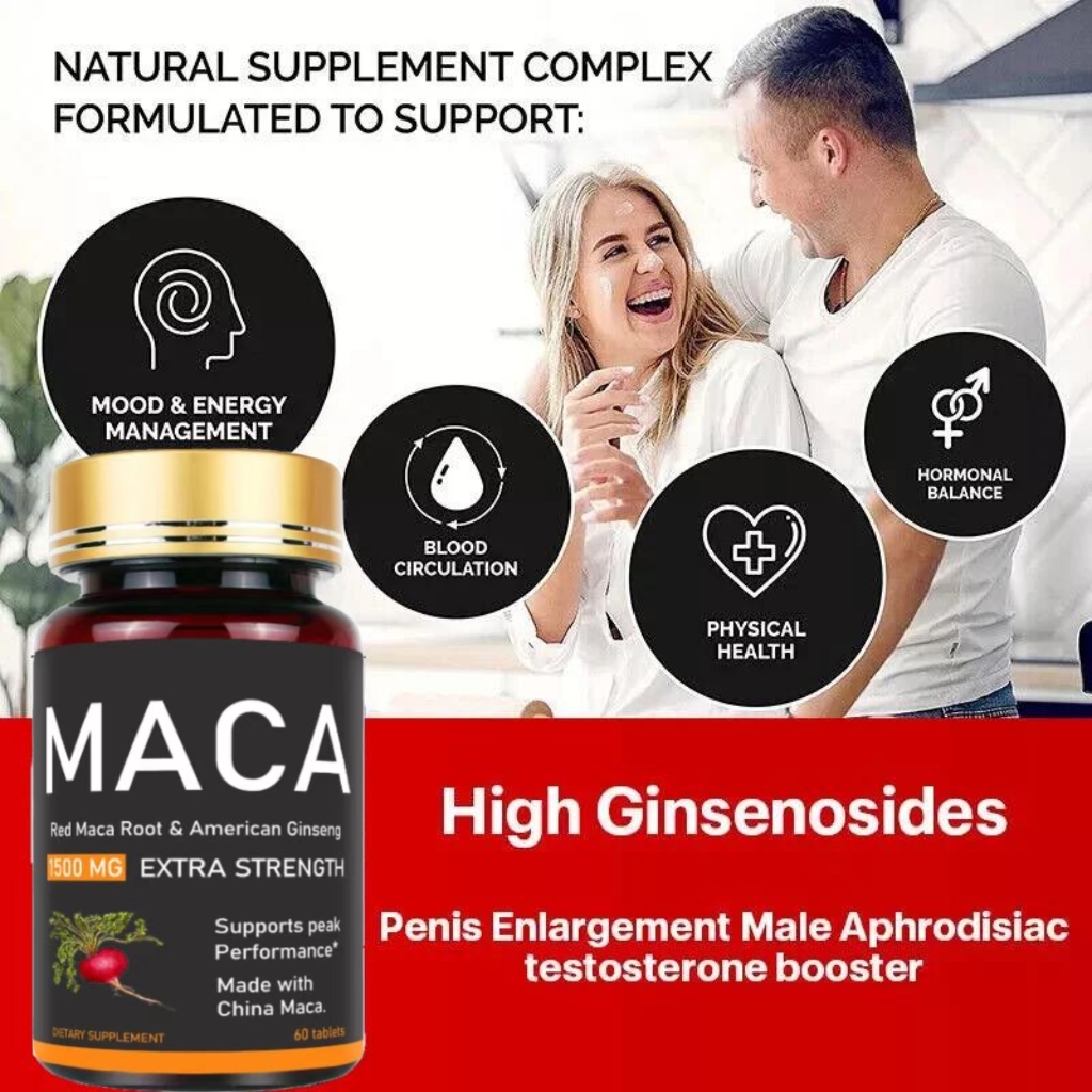 Maca Ginseng Astragalus Wolfbe - Herbal Wellness Supplement review and price