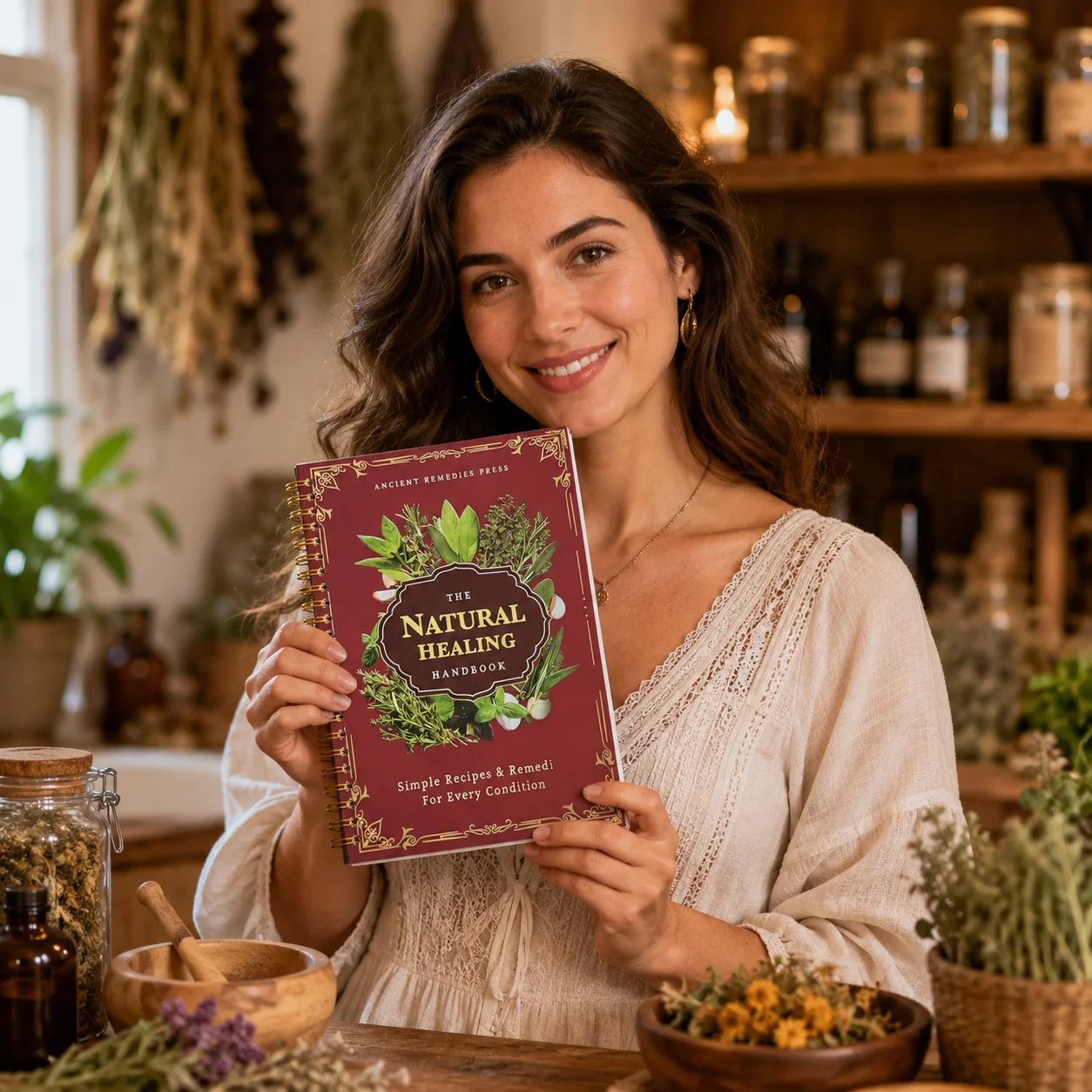 The Natural Healing Handbook:  - Herbal Wellness Remedy review and price