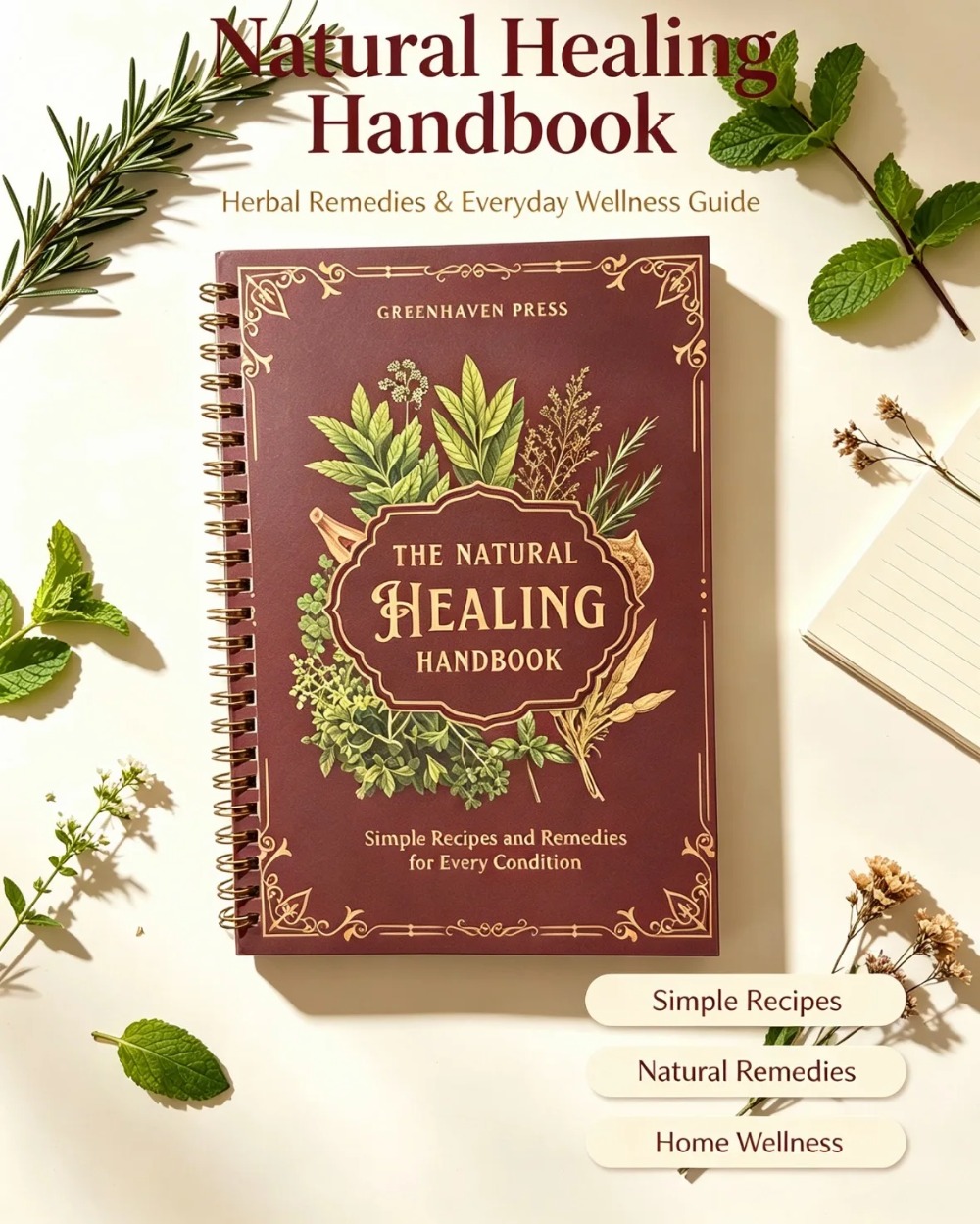 The Natural Healing Handbook N - Herbal Wellness Remedy review and price