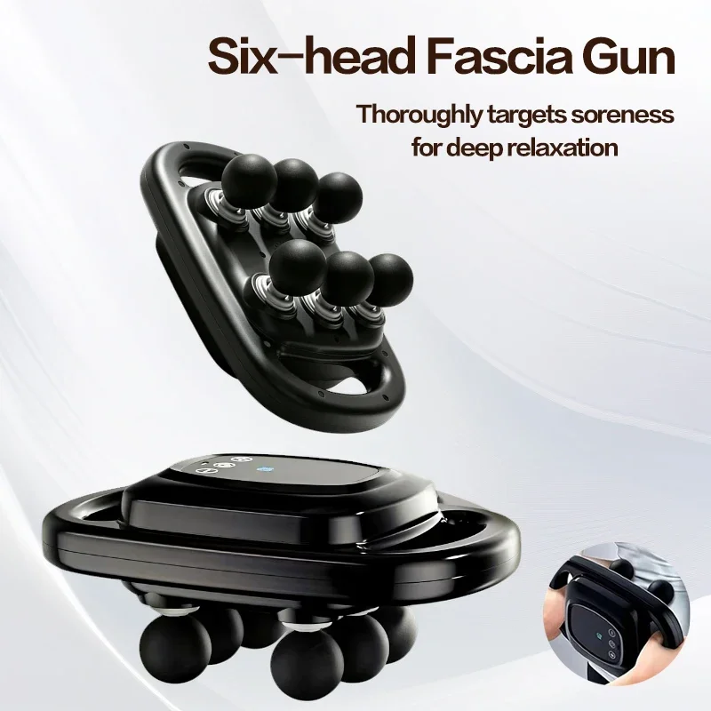 6-Head Deep Tissue Massage Gun - Health Wellness review and price